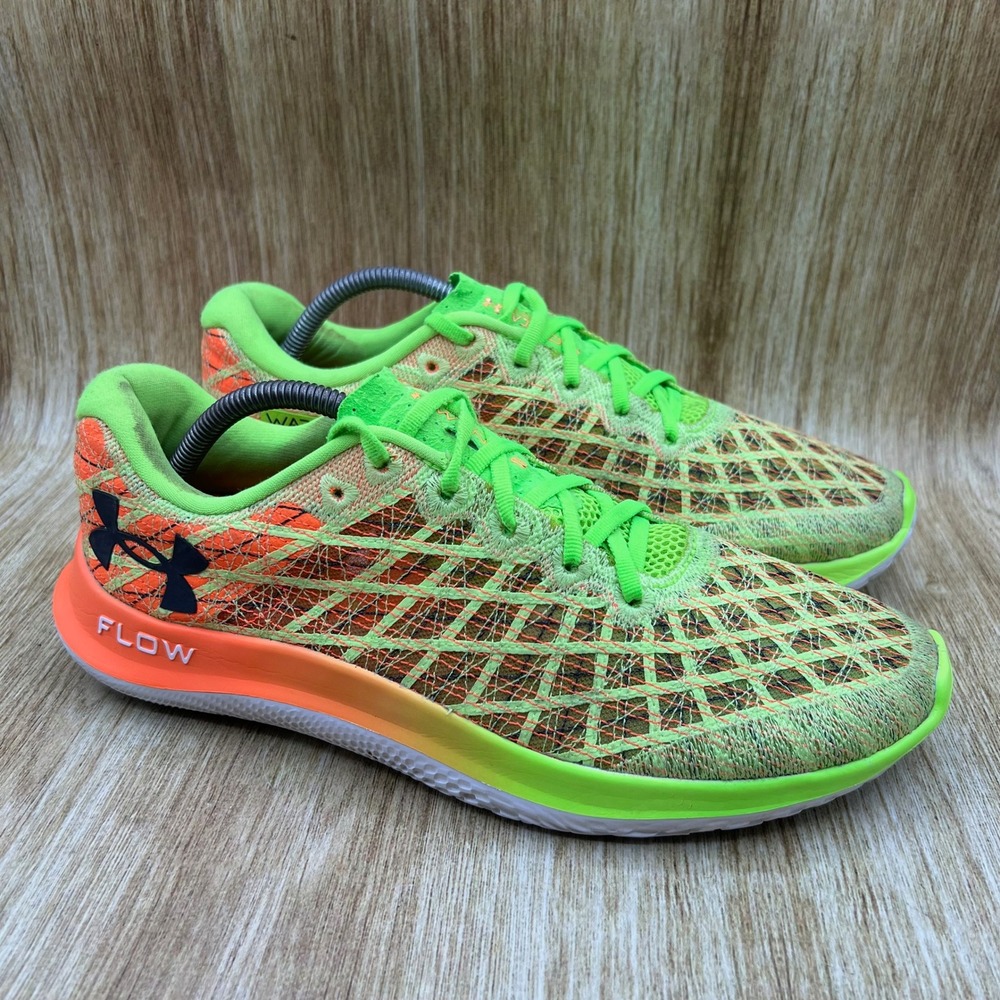 Under Armour Flow Velociti Wind 2 Mens Size 10.5 Quirky Lime Running 3024903-300